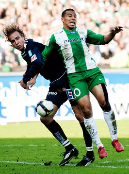 Daniel Theorin, Gefle, stoppar Charlie Davies, Hammarby