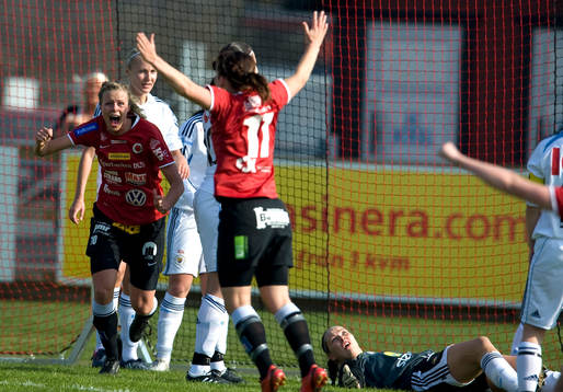 Erla Arnadottir, Kristianstad, jubel