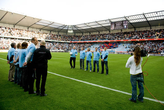 Malmö FF legendarer på invigningen av Swedbank Stadion