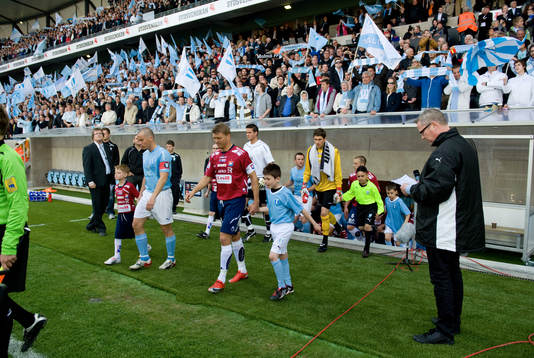 Inmarsch, Spelarentré, Daniel Andersson, Malmö och Marcus