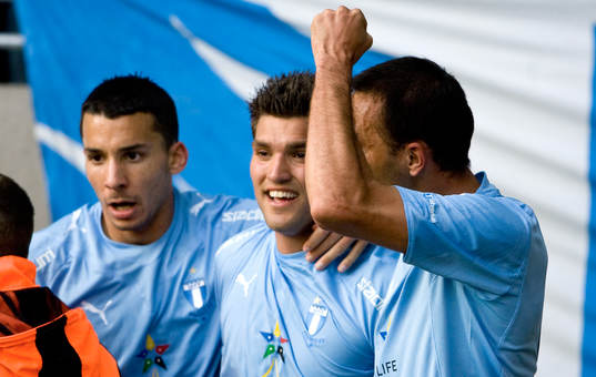 Labinot Harbuzi, MFF. Jubel 1-0
