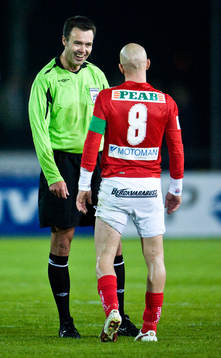 Martin Ingvarsson, domare, glädje