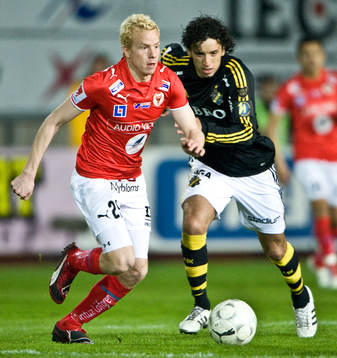 Tobias Eriksson, Kalmar och Jorge Ortiz, AIK