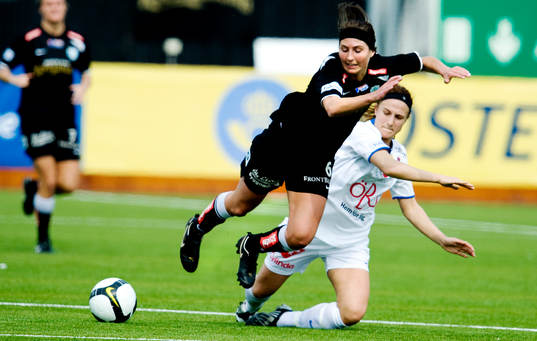 Fotboll, dam, damallsvenskan, Göteborg Kopparbergs -