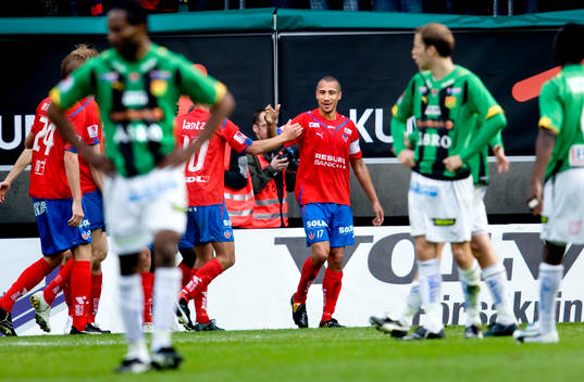 Henrik Larsson, Helsingborg, jubel