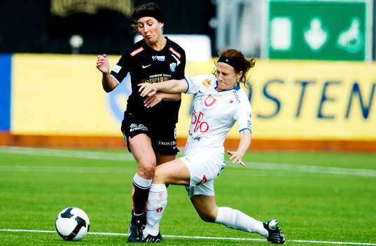 Fotboll, dam, damallsvenskan, Göteborg Kopparbergs -