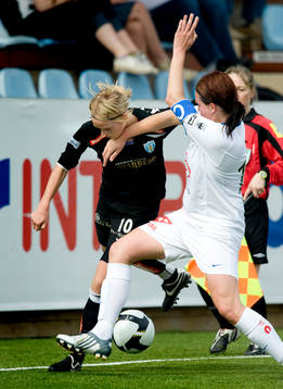 Fotboll, dam, damallsvenskan, Göteborg Kopparbergs -