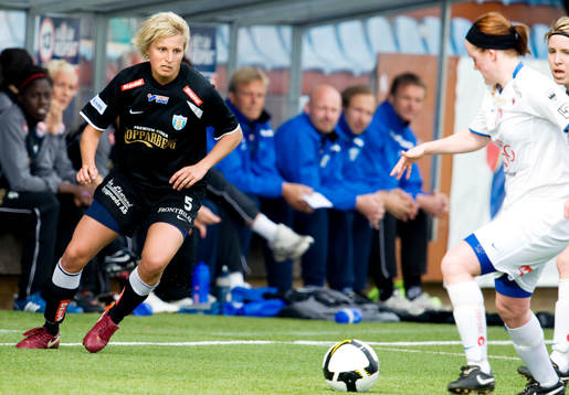 Fotboll, dam, damallsvenskan, Göteborg Kopparbergs -