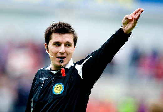 Bojan Pandzic, domare fick hoppa in som reserv