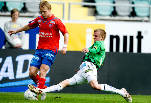 Erik Sundin, Helsingborg, Gudmundur Gunnarsson, GAIS