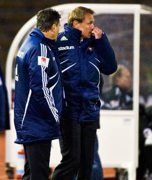 Zoran Lukic, tränare och Andreé Jeglertz, tränare