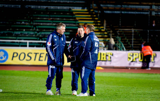 Teddy Olausson, Jonas Olsson, Stefan Rehn, tränare