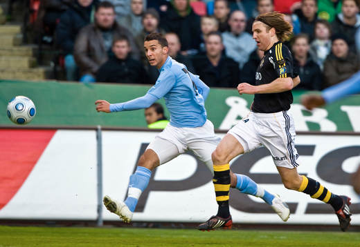Guillermo Molins, Malmö FF och Nils-Eric Johansson, AIK