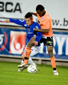 Joakim Sjöhage, Trelleborg och Ríchard Ntomba Ekunde, Gais