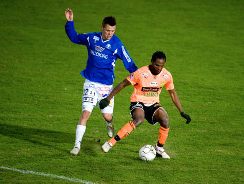 Joakim Sjöhage, Trelleborg och Ríchard Ntomba Ekunde, Gais