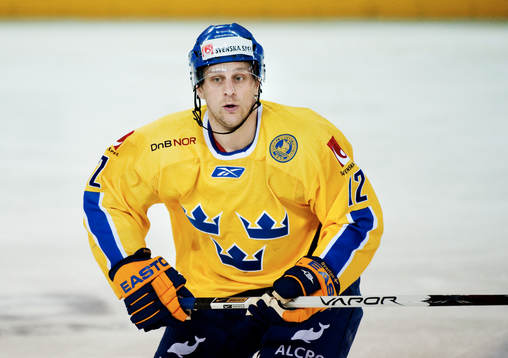 Christian Berglund, gjorde Sveriges mål i matchen
