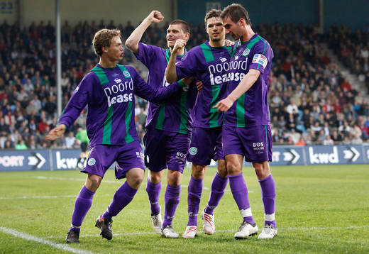 Pepijn Kluin, Danny Holla, Marcus Berg och Goran Lovre,