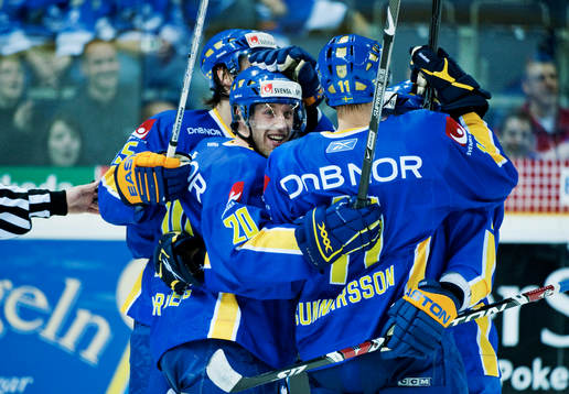 Rickard Wallin, Martin Thörnberg och Carl Gunnarsson,