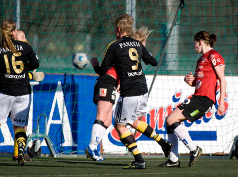 Annica Sjölund, AIK gör 1-0