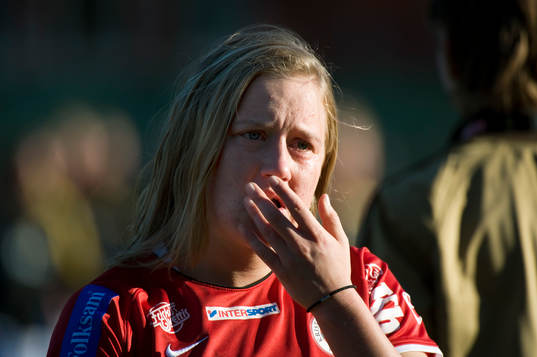Johanna Rosén, Kristianstad lämnar planen tårögd