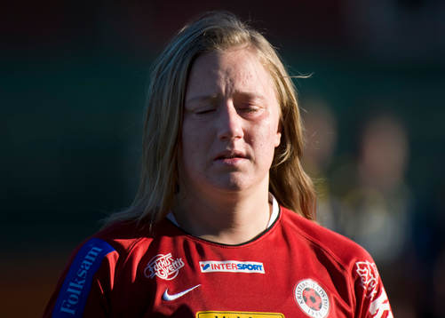 Johanna Rosén, Kristianstad lämnar planen tårögd