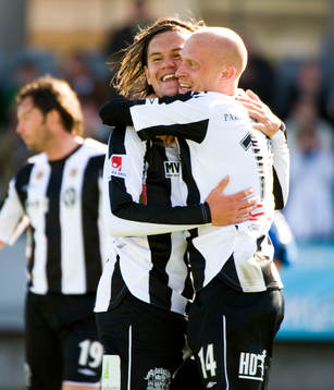Ivo Pekalski och Max Mölder, jubel
