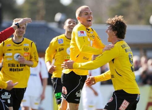 Erton Fejzullahu, Johan Svensson,  jubel