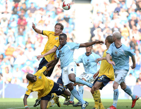 Fotboll, Premier League, engelsk, Manchester City - West