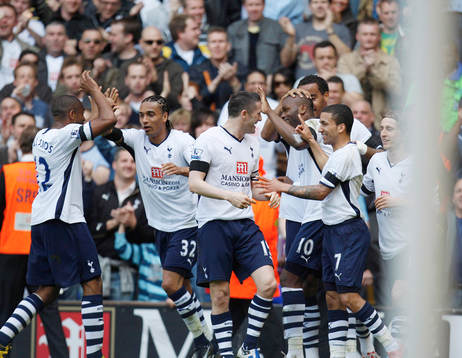 Darren Bent, Tottenham, glädje, jubel