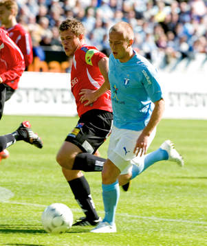 Daniel Larsson, Malmö och Dennis Melander, Trelleborg