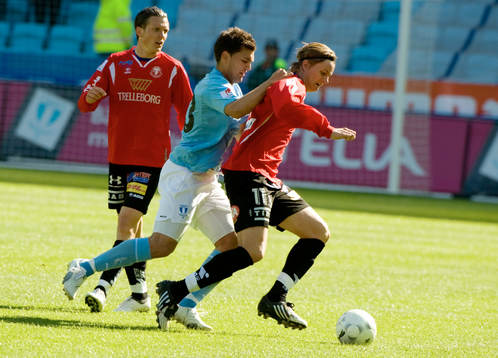 Labinot Harbuzi, Malmö och Kristian Haynes och Andreas
