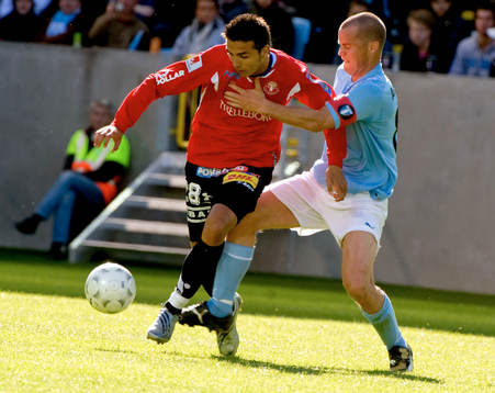 Daniel Andersson, Malmö och Fisnik Shala, Trelleborg