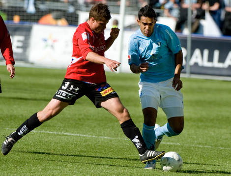Wilton Figueiredo, Malmö och Dennis Melander, Trelleborg