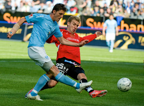 Agon Mehmeti, Malmö och Rasmus Bengtsson, Trelleborg