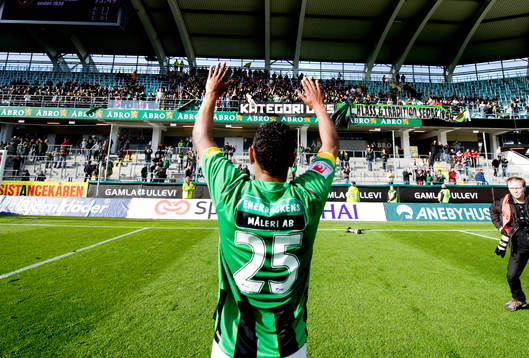 Wanderson do Carmo, tackar publiken, jubel