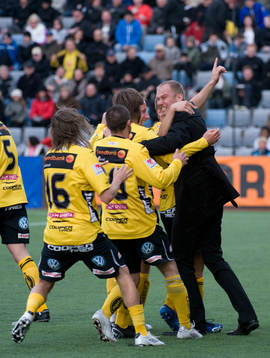 Magnus Haglund, Tränare Elfsborg jubel