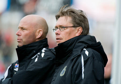F.v Urban Hammar och Per Olsson, Tränare