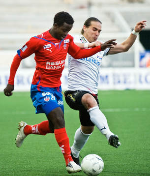 Isaac Chansa, Helsingborg och Nordin Gerzic, Örebro