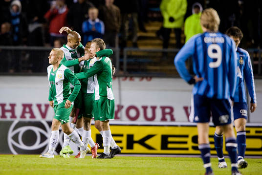 Jubel i Hammarby, depp Djurgården