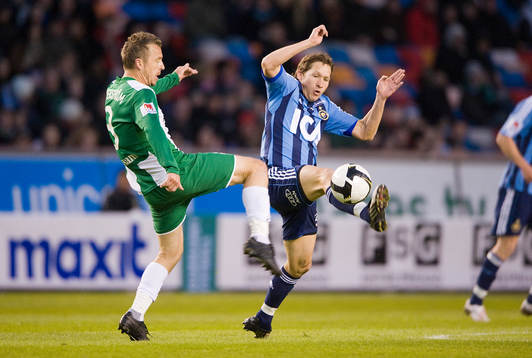 Fredrik Söderström, Hammarby och Andrej Komac, Djurgården