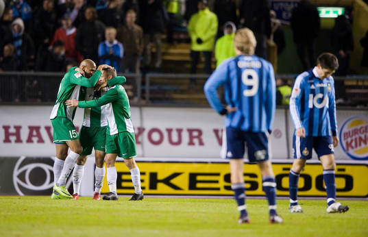 Jubel i Hammarby, depp Djurgården