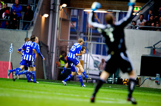 Tobias Hysén, och Kim Christensen, målvakt, IFK