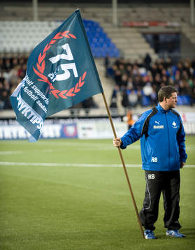 Stryktipset 75 år, flagga, fanbärare, Svenska Spel