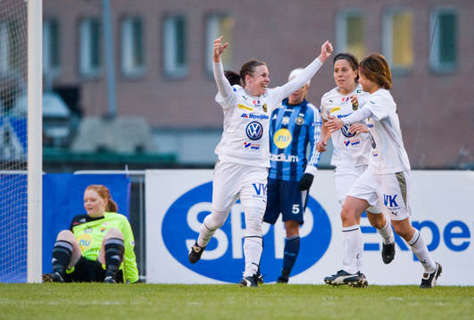Hanna Ljungberg jubel