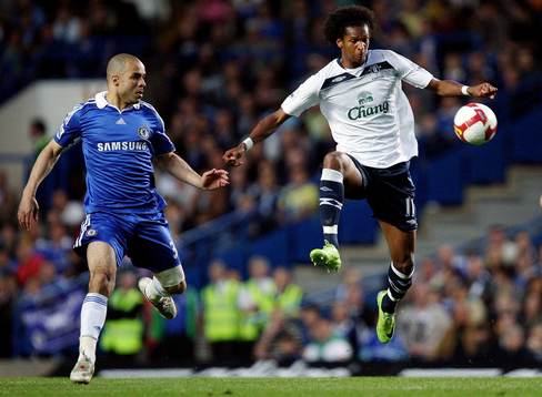 Alex, Chelsea och Jo, Everton