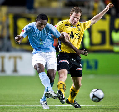 Edward Ofere, Malmö och Daniel Mobaeck, Elfsborg