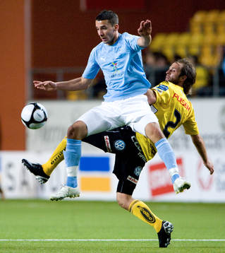 Guillermo Molins mot matchhjälten Mathias Florén