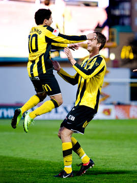 Paulinho, Peter Nyström, Häcken, jubel