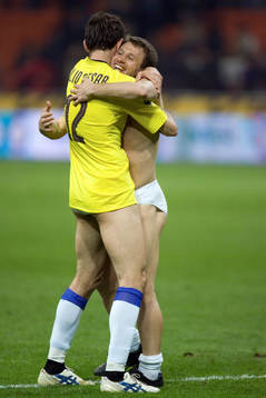 Cassano, Sampdoria, glädje, jubel