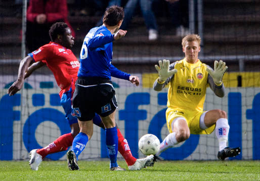 1-3, Mikael Rosén som enkelt skjuter förbi Pär Hansson